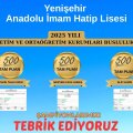 Mersin Yenişehir Anadolu İmam Hatip Lisesi Şampiyonluğa Doymuyor!