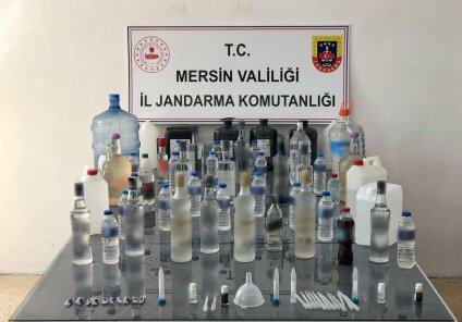 “MERSİN JANDARMA’DAN SAHTE İÇKİ OPERASYONU ”