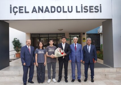 Mersin İl Milli Eğitim Müdürü Özdemirci, Okul Ziyaretlerine İçel Anadolu Lisesiyle Başladı!