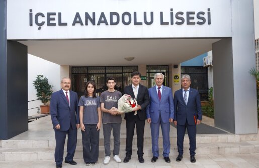 Mersin İl Milli Eğitim Müdürü Özdemirci, Okul Ziyaretlerine İçel Anadolu Lisesiyle Başladı!