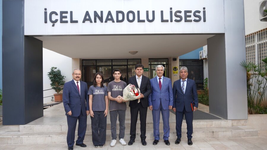Mersin İl Milli Eğitim Müdürü Özdemirci, Okul Ziyaretlerine İçel Anadolu Lisesiyle Başladı!