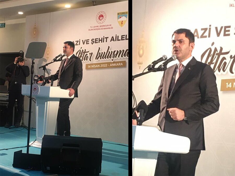 Bakan Murat KURUM, Gazi ve Şehit Aileleri İle İftar Sofrasında Buluştu